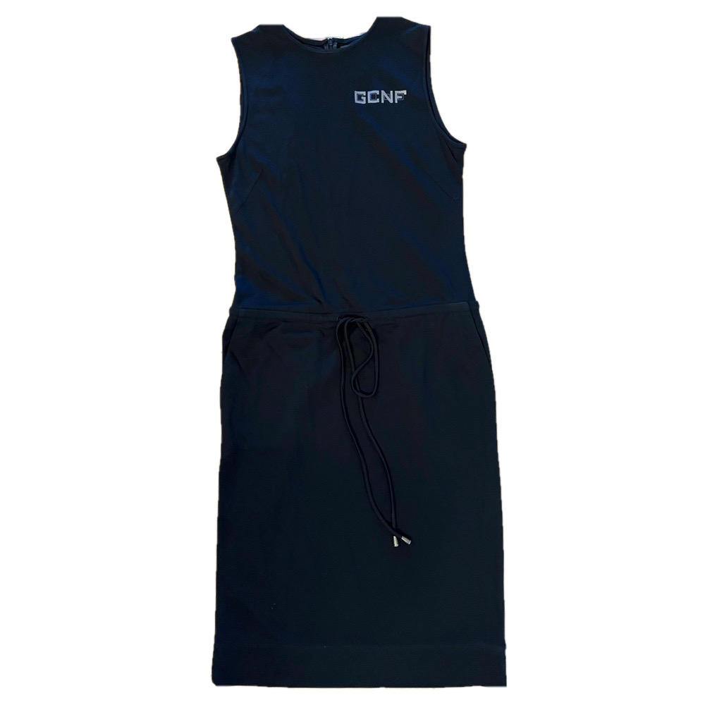 Tristan & Iseut Size 8 Women's Black casual light weight summer dress tie waist